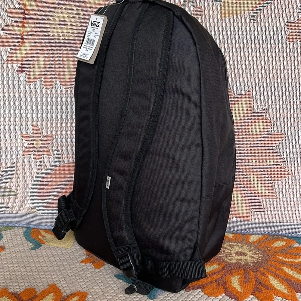 VANS Ranged 2 Backpack Black Women-Men’s Casual School Student Bag VN0A7UFNJNH - Picture 14 of 16